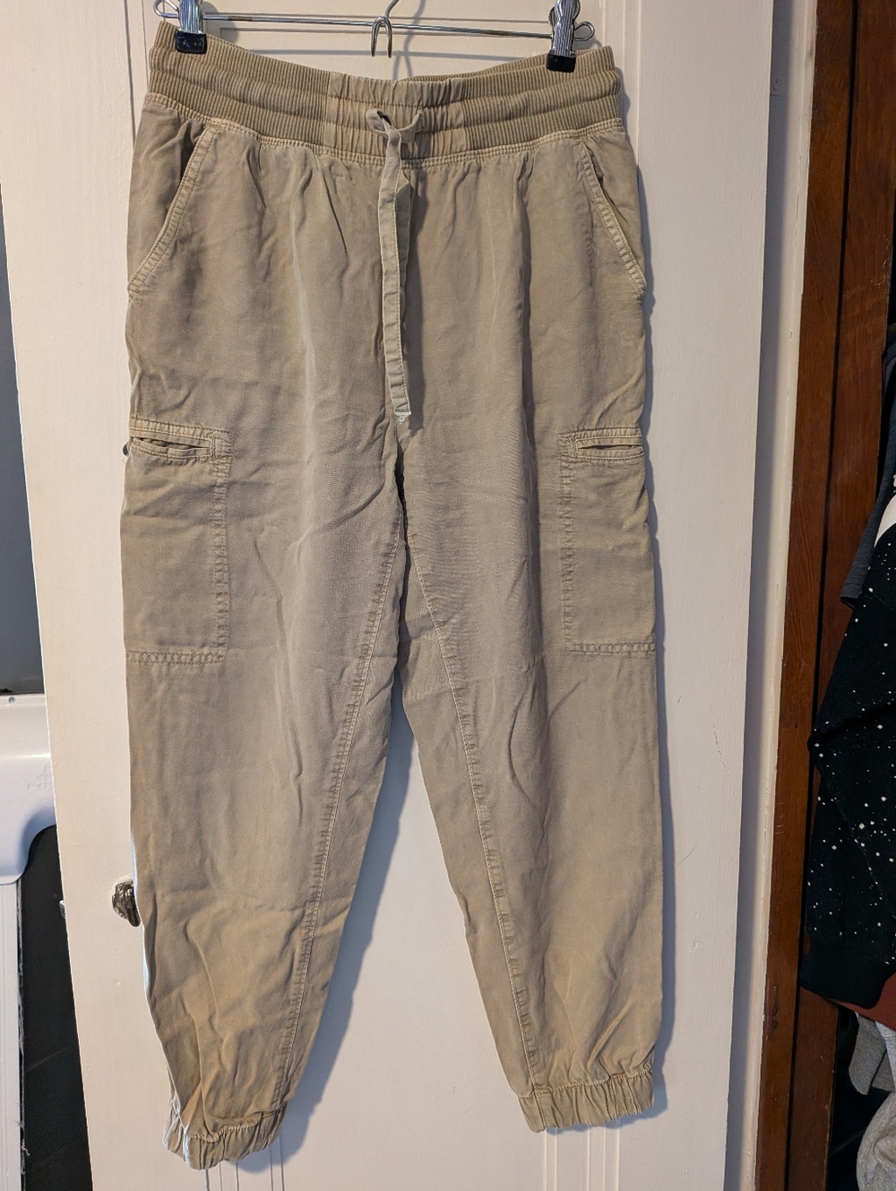 Aerie Tan Side-Pocket Joggers